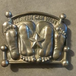 Vintage Great American Buckle Co. "Heaven Can Wait